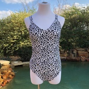 Xhilaration Leopard Print Swimsuit